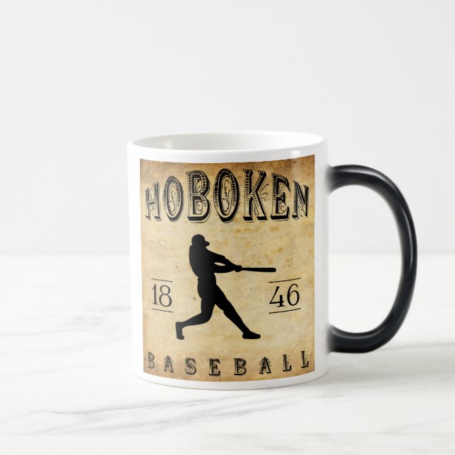 Taza Mágica Béisbol 1846 de Hoboken New Jersey (Derecha)