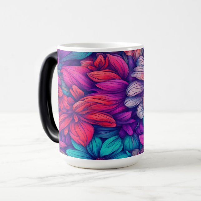 Taza Mágica Belleza abstracta #3 - (Anverso izquierdo)