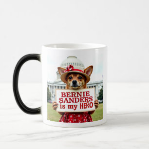 Taza Mágica Bernie Sanders Es Mi Héroe