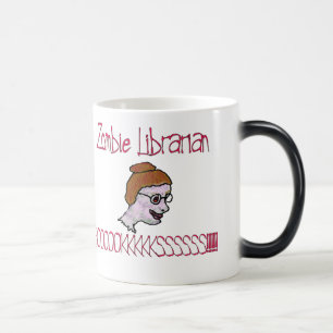Taza Mágica Bibliotecaria Zombie