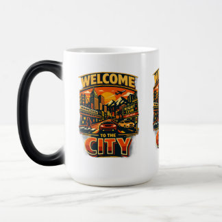 TAZA MÁGICA “BIENVENIDOS A LA CIUDAD.”