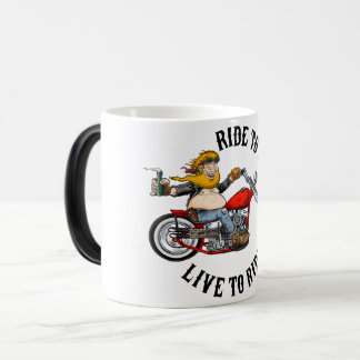 Taza Mágica Biker motard ride to live