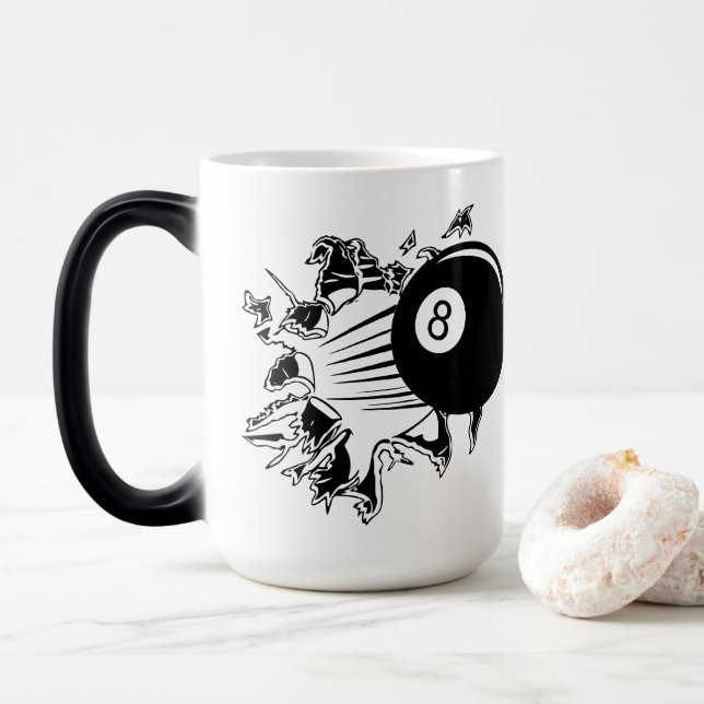 Taza Mágica Billiard Morphing Mug (Con donut)