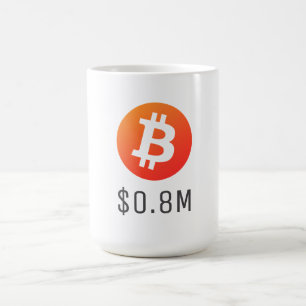 Taza Mágica Bitcoin $0.8 millones ($800.000) Un millón