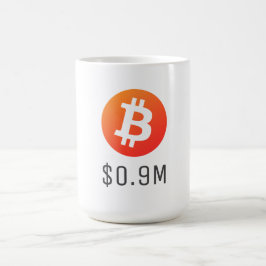 Taza Mágica Bitcoin $0.9M ($900K) Un Millón