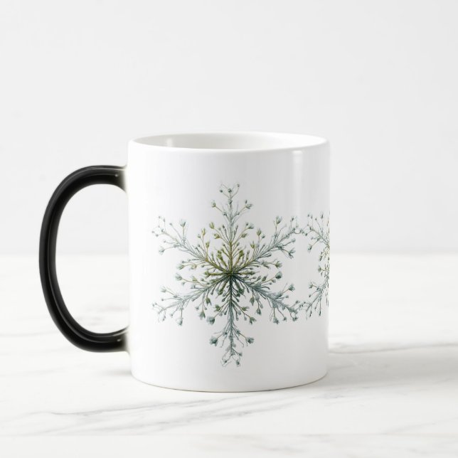 Taza Mágica Bloom congelado - Copo de nieve botánico para (Izquierda)