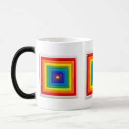 Taza Mágica Bloque de color geométrico en negrita