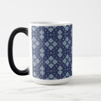 Taza Mágica Blue Geometric shapes Pattern
