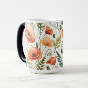 Taza Mágica Boho Garden of Beautiful Poppies
