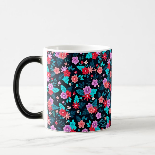 Taza Mágica Bonito arreglo Ditsy Floral Pattern-56576 (Izquierda)