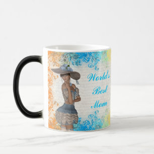 Taza Mágica Bonito mejor mamá romántica