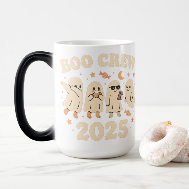 Taza Mágica Boo Crew 2025 Trending Ghost Squad (Con donut)