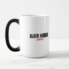 Taza Mágica Booktok de los amantes del terror negro