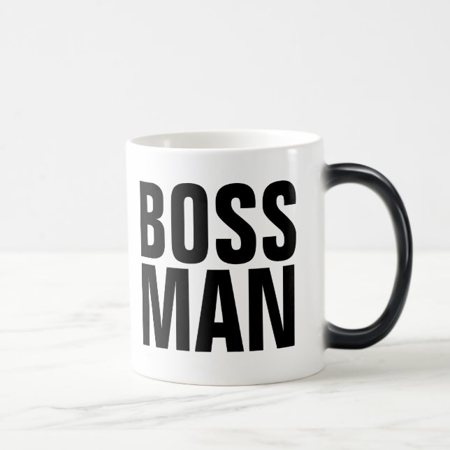 TAZA MÁGICA BOSS MAN COFFEE MUGS (Derecha)