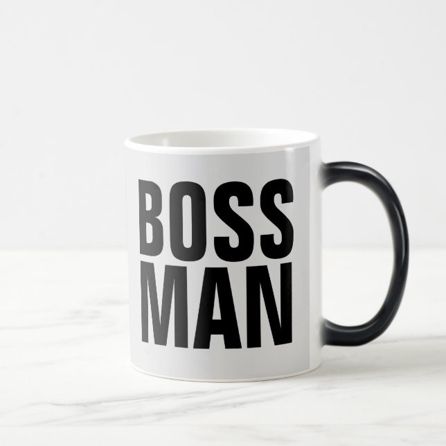 TAZA MÁGICA BOSS MAN COFFEE MUGS (Derecha)