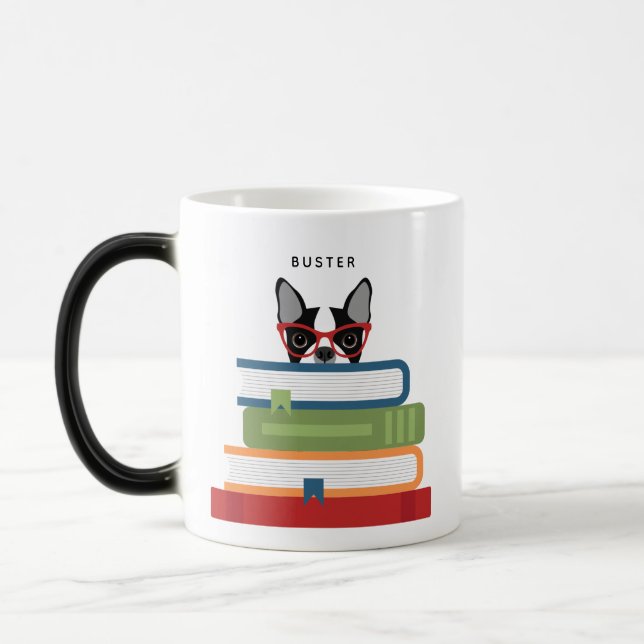 Taza Mágica Boston Terrier Mugs (Izquierda)