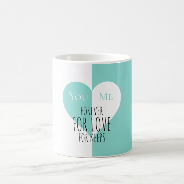 Taza Mágica BRIDE Para Siempre Me Boda Fiesta Suite (Centro)