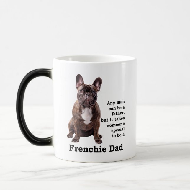 Taza Mágica Brindle French Bulldog Dad (Izquierda)