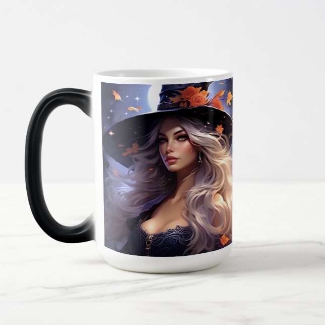 Taza Mágica Bruja de Halloween (Izquierda)