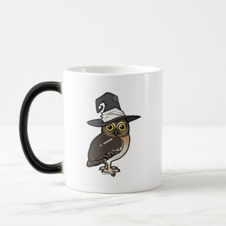 Taza Mágica Bruja del búho del duende de Birdorable