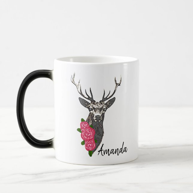 Taza Mágica Buck & Buds BOHO Deer (Izquierda)
