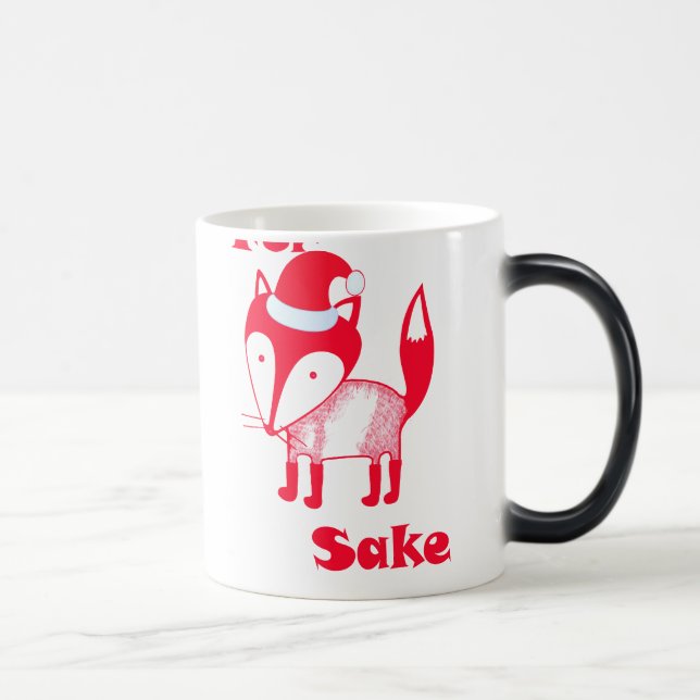 Taza Mágica ¡Buenas fiestas para el motivo del ZORRO! (Derecha)