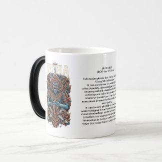 Taza Mágica Bule Gila mug con traducción al inglés