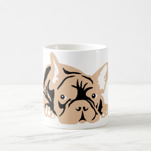 Taza Mágica Bulldog Francés rosa