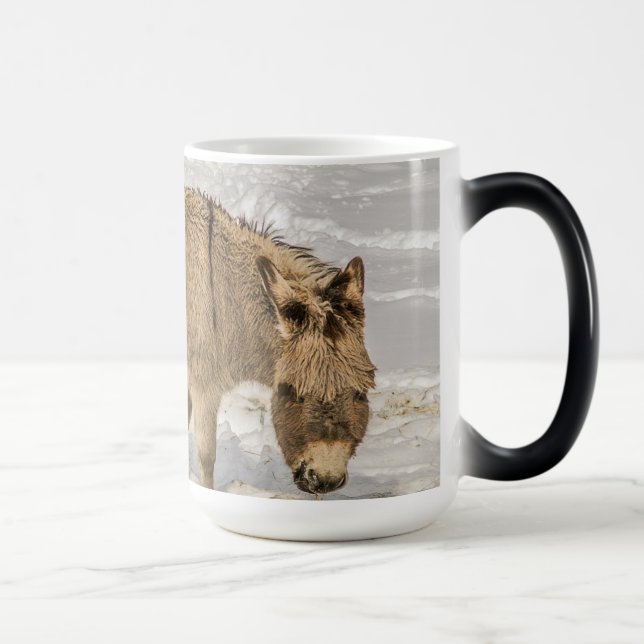 Taza Mágica Burro con manga para portátiles Bangs (Derecha)