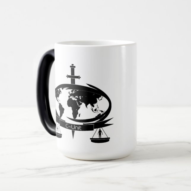 Taza Mágica C-Unit y Shifter Title Mug- Revelación secreta (Anverso izquierdo)