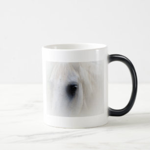 Taza Mágica Caballo y floral