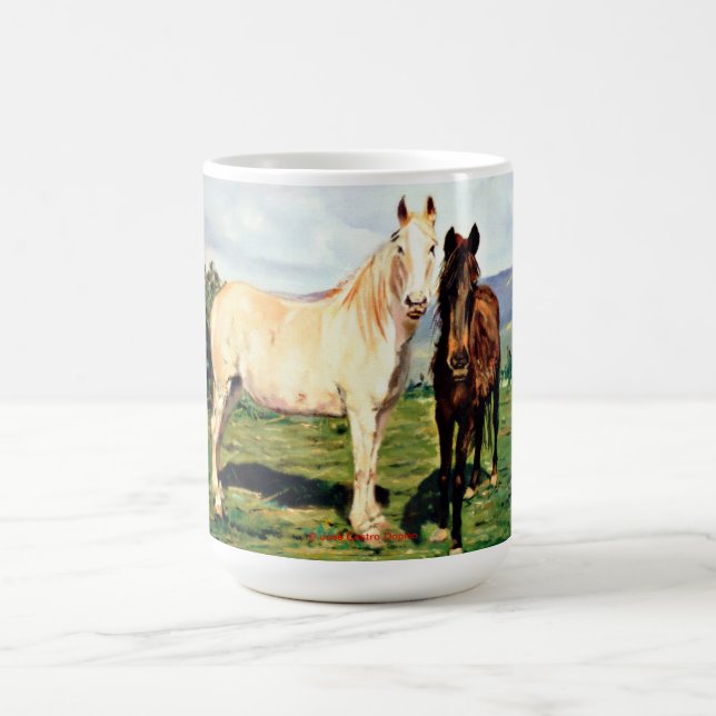 Taza Mágica Caballos (Centro)