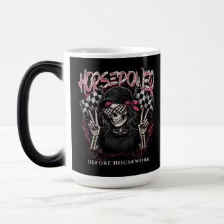 Taza Mágica Caballos de fuerza antes que quehaceres domésticos