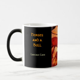 Taza Mágica Caballos de Lascaux y una Bull
