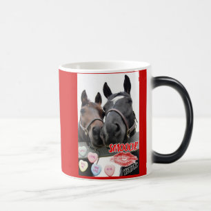 Taza Mágica Caballos el día de San Valentín