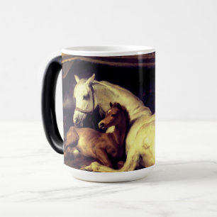 Taza Mágica Caballos Landseer