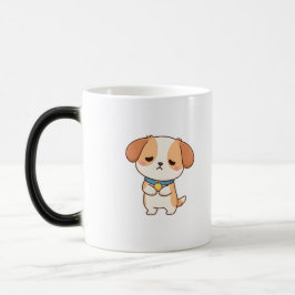 Taza Mágica Cachorro Kawaii Triste y Lindo Dibujo Animado Mini