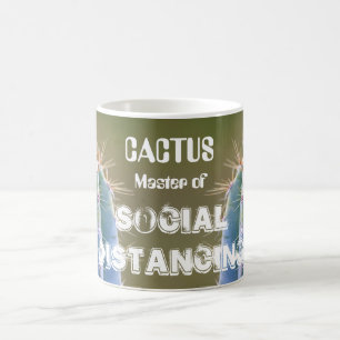 Taza Mágica Cactus - Maestro de la Distancia Social!