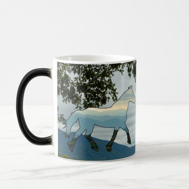 Taza Mágica Cades Cades Blue Ridge Horse (Izquierda)