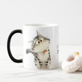 Taza Mágica Café Cat Puramente Adorable