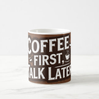 Taza Mágica Café de época Mug | Tipografía retro Café Lover