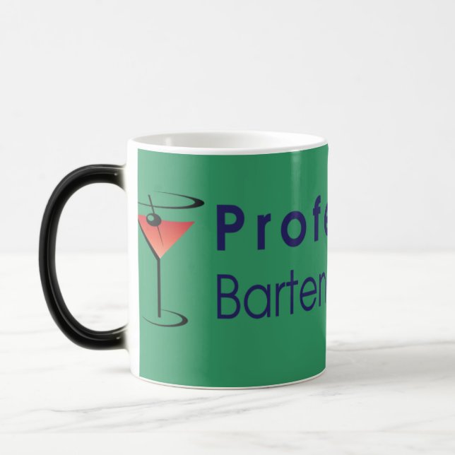 Taza Mágica Café de escuela profesional de Bartender Mug (Izquierda)