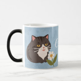 Taza Mágica Café de gato de gatito lindo personalizado