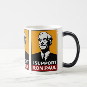Taza Mágica Café de Ron Paul/taza de té