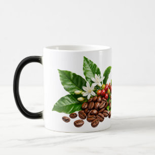 Taza Mágica Café Fresco de la Mañana Granos Calor Revelan Colo
