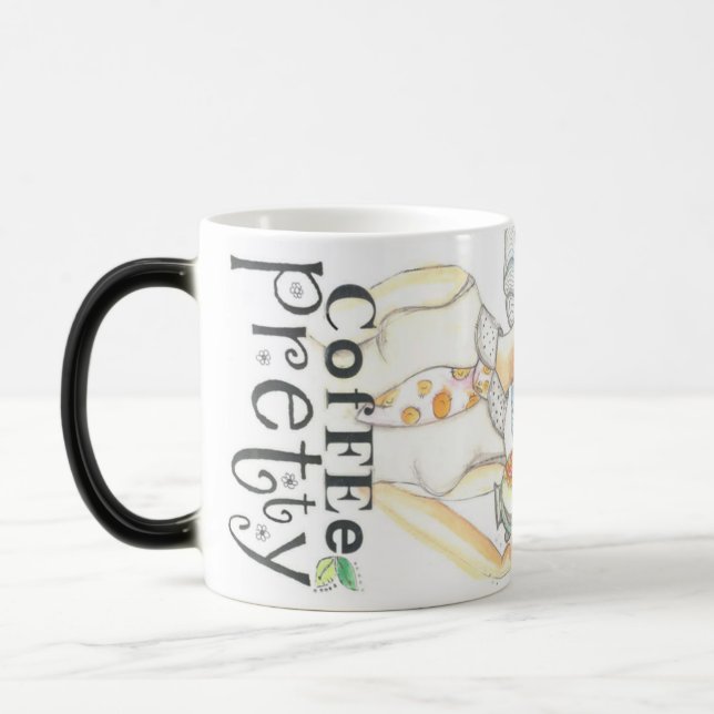 Taza Mágica Café Lola rubio bonito (Izquierda)