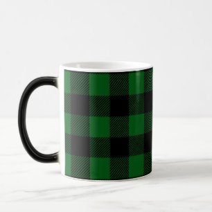 Taza Mágica Café negro verde de búfalo revuelto