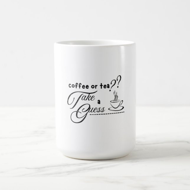 Taza Mágica ¿Café o té? (Centro)