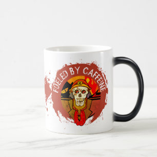 Taza Mágica Café Zombie No Muerto Veterano Cafeína