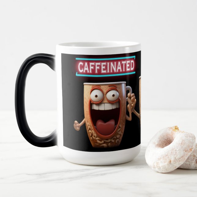 Taza Mágica cafeinado (Con donut)